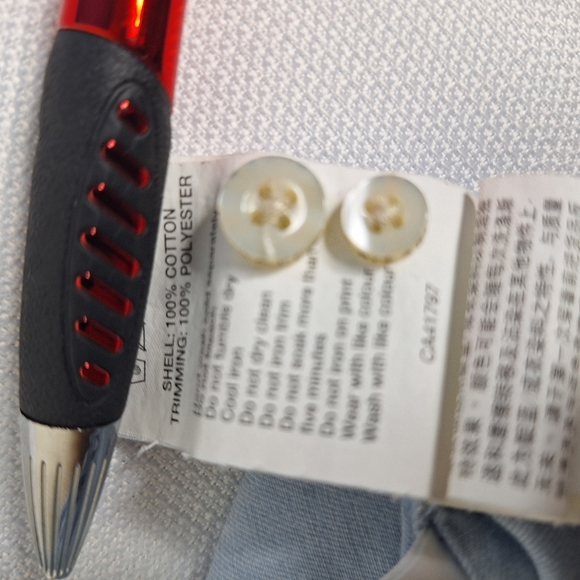 A Bathing Ape Brand " The Chambray Ape" button-down short sleeve shirt size L. - Picture 6 of 13